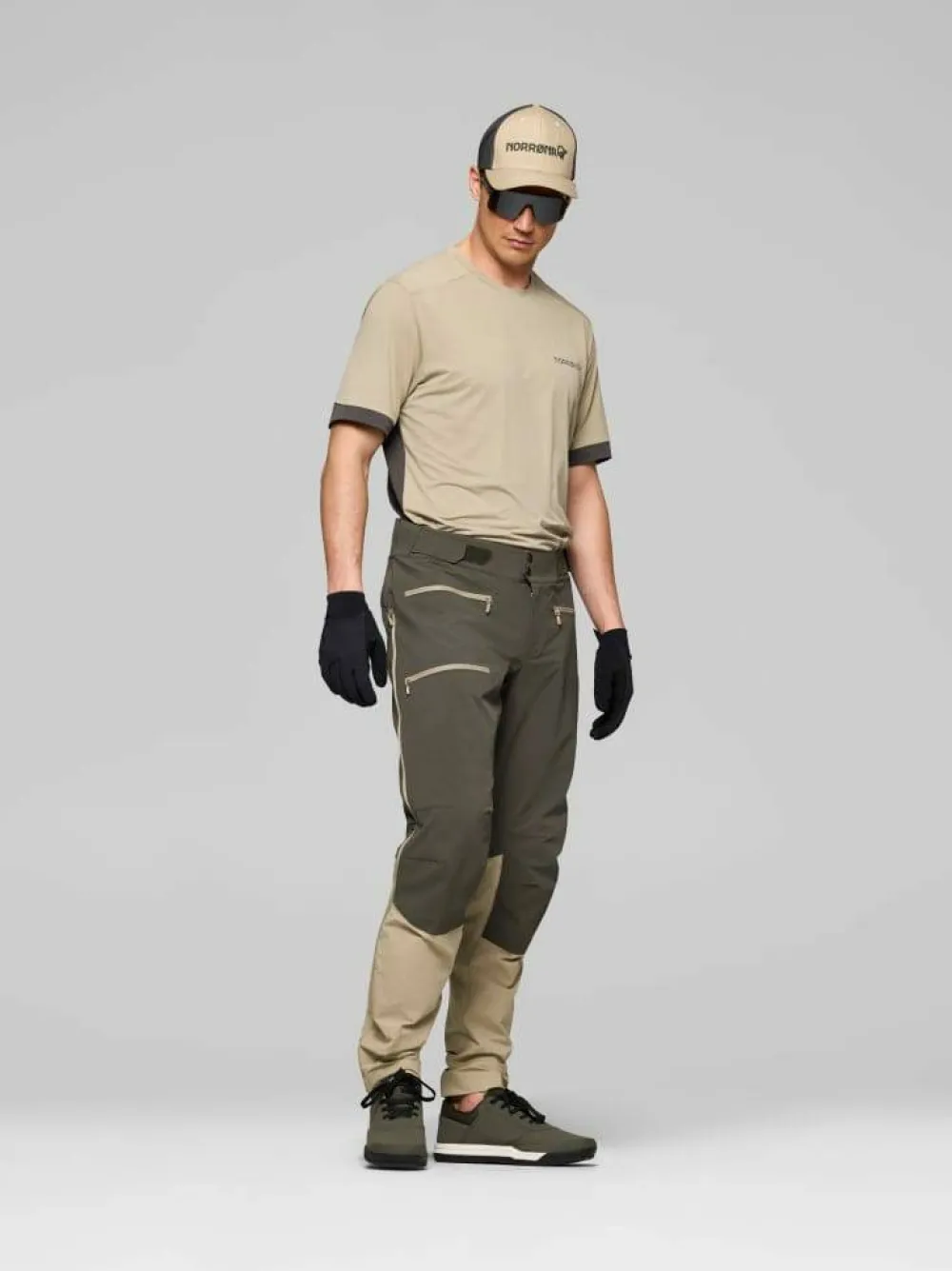 Norrøna Men's Fjørå Flex1 Pants Beluga/Winter Twig Best
