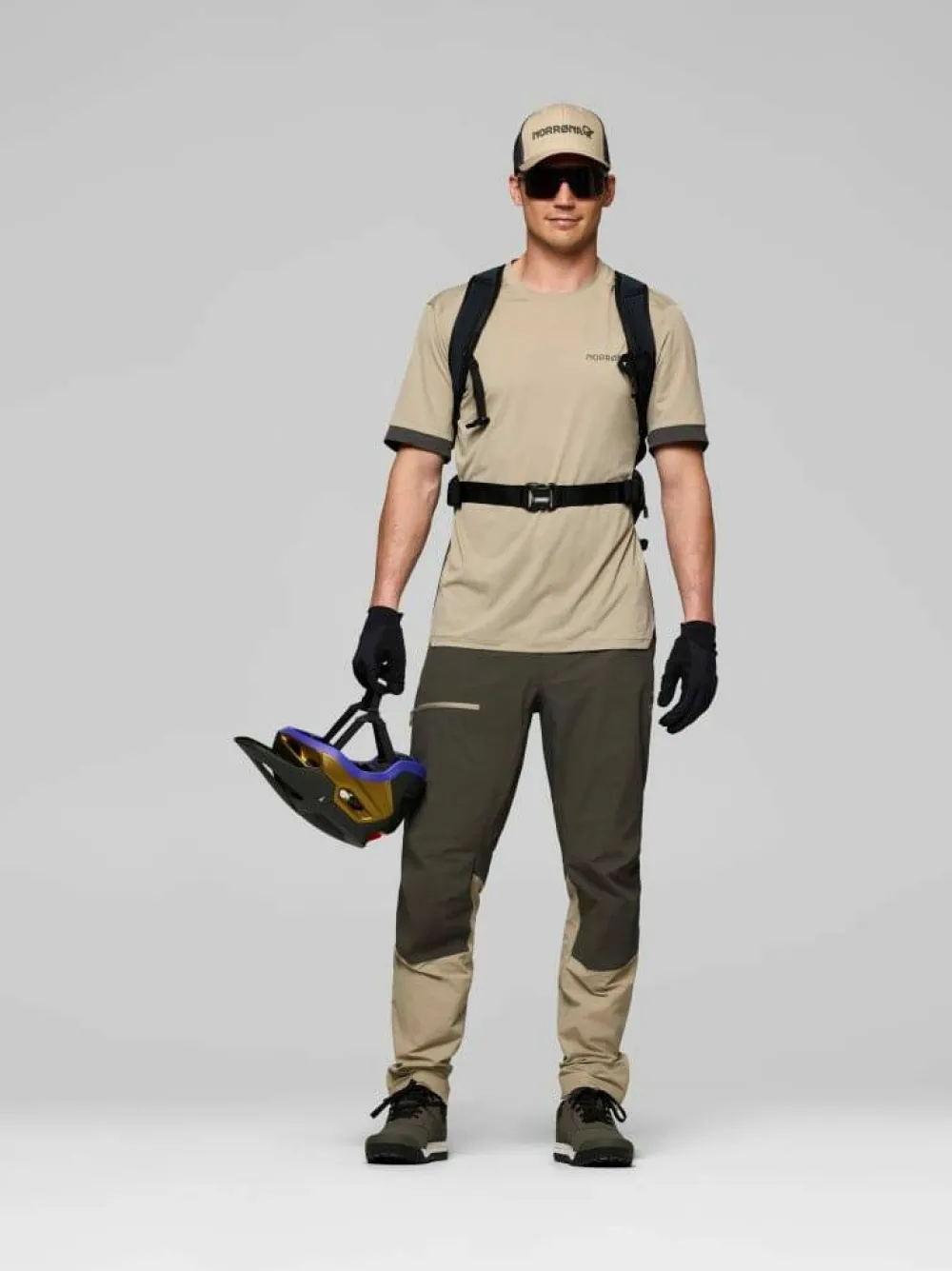 Norrøna Men's Fjørå Flex1 Pants Beluga/Winter Twig Best