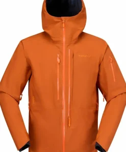 Norrøna Men's Lofoten GORE-TEX Pro Jacket Gold Flame Sale