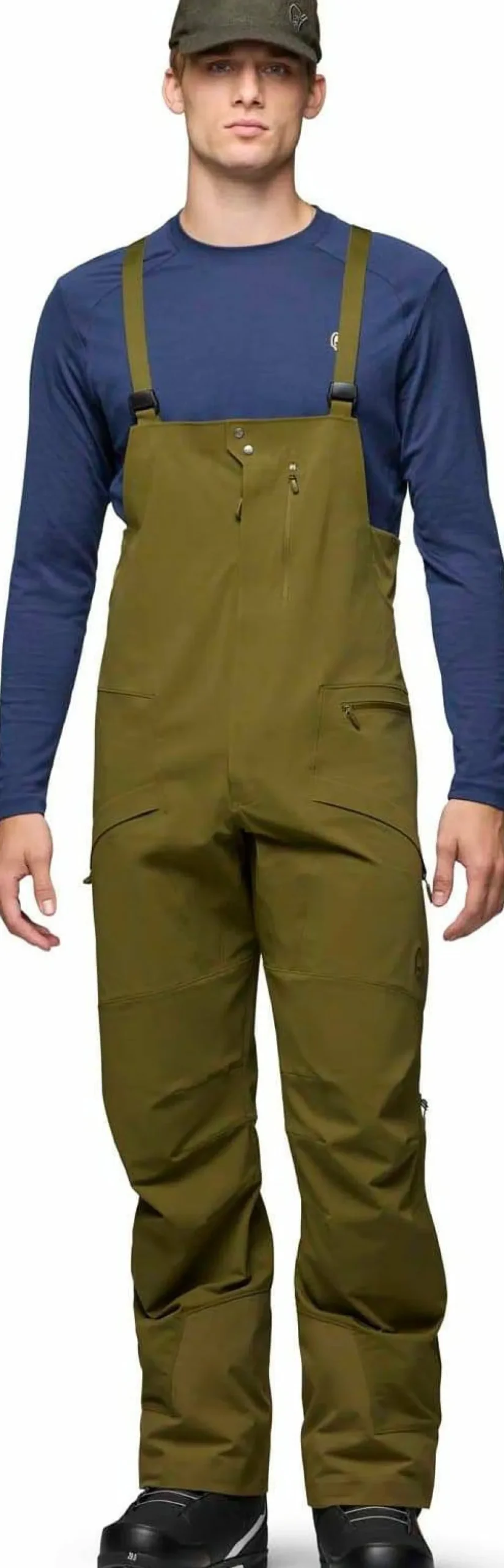 Norrøna Men's Møre GORE-TEX Salopette Dark Olive New