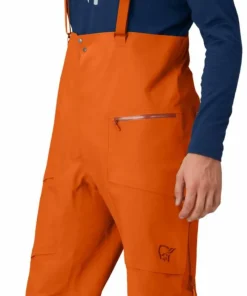 Norrøna Men's Møre GORE-TEX Salopette Gold Flame Clearance