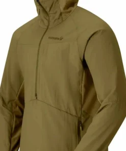Norrøna Men's Møre Octa Zip Hood Dark Olive