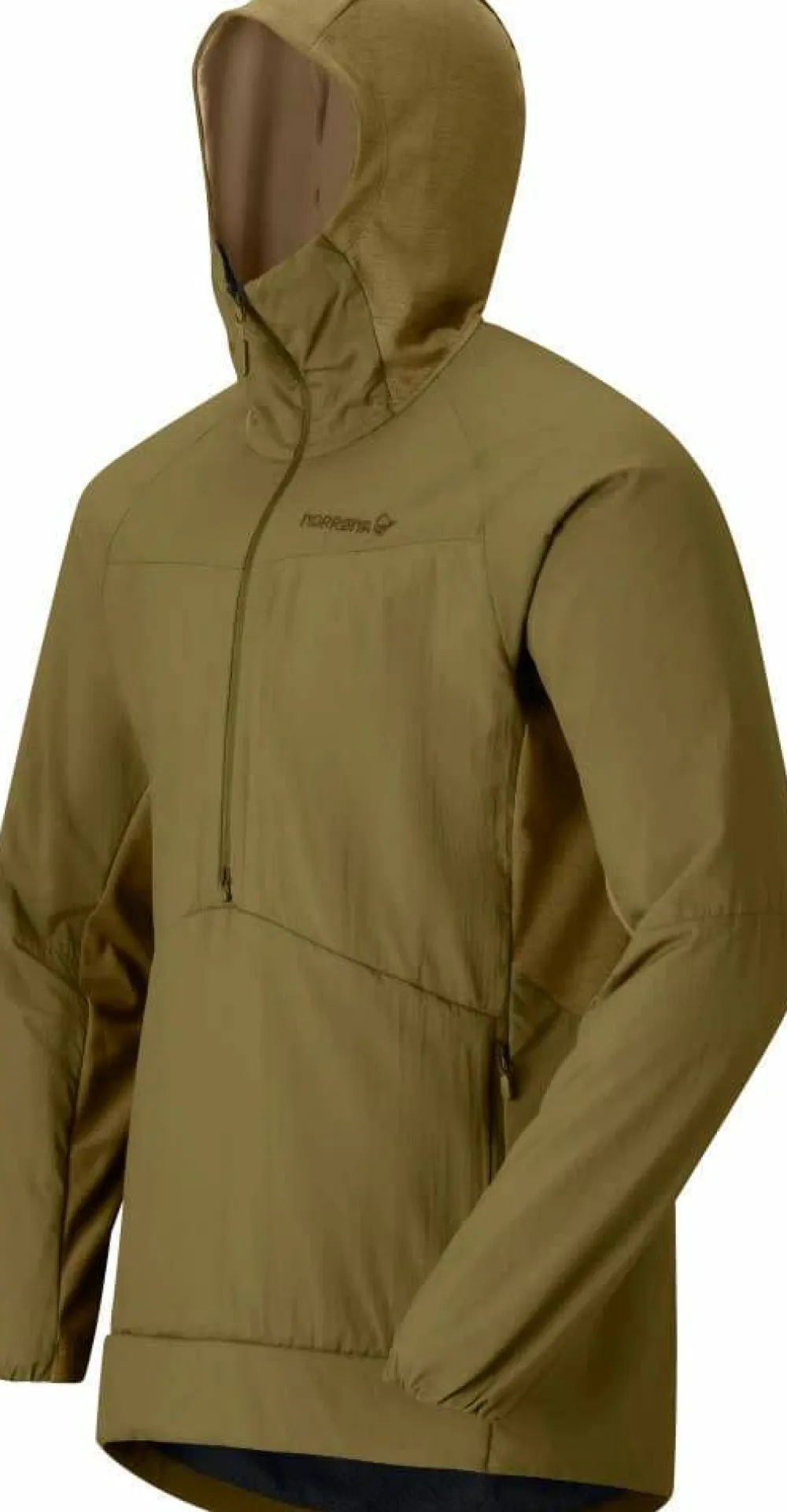 Norrøna Men's Møre Octa Zip Hood Dark Olive Clearance