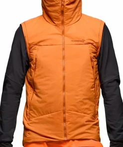 Norrøna Men's Møre Thermo60 Aero200 Jacket Gold Flame Clearance