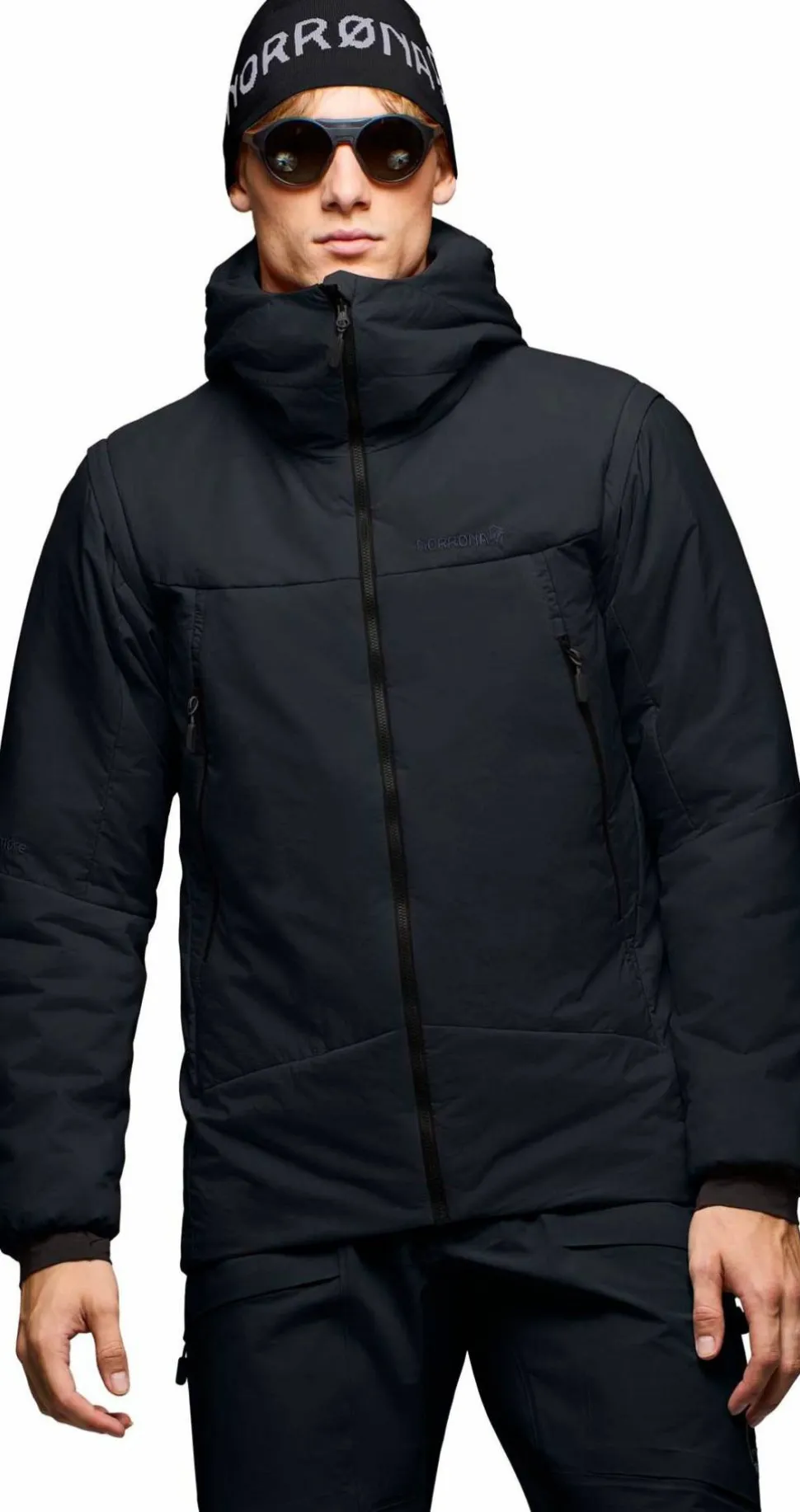 Norrøna Men's Møre Thermo60 Aero200 Jacket Caviar