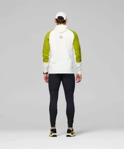 Norrøna Men's Senja Alpha90 Zip Hood Golden Lime/snow White