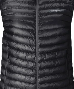 Norrøna Men's Trollveggen Superlight Down Vest Caviar Black New