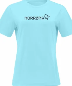 Norrøna Women's /29 Cotton Norrøna Viking T-Shirt Aqua Haze