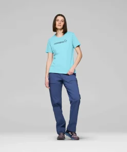 Norrøna Women's /29 Cotton Norrøna Viking T-Shirt Aqua Haze