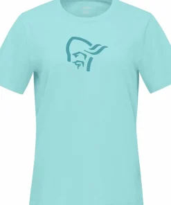 Norrøna Women's /29 Cotton Viking T-shirt Aqua Haze Sale