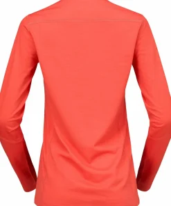 Norrøna Women's Falketind EqualiserUll Long Sleeve Paprika