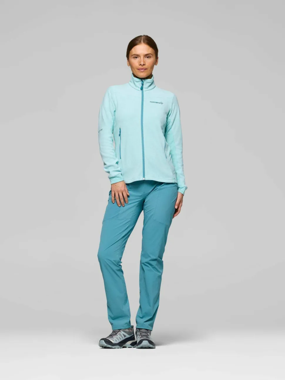 Norrøna Women's Falketind Warm2 Jacket Aqua Haze