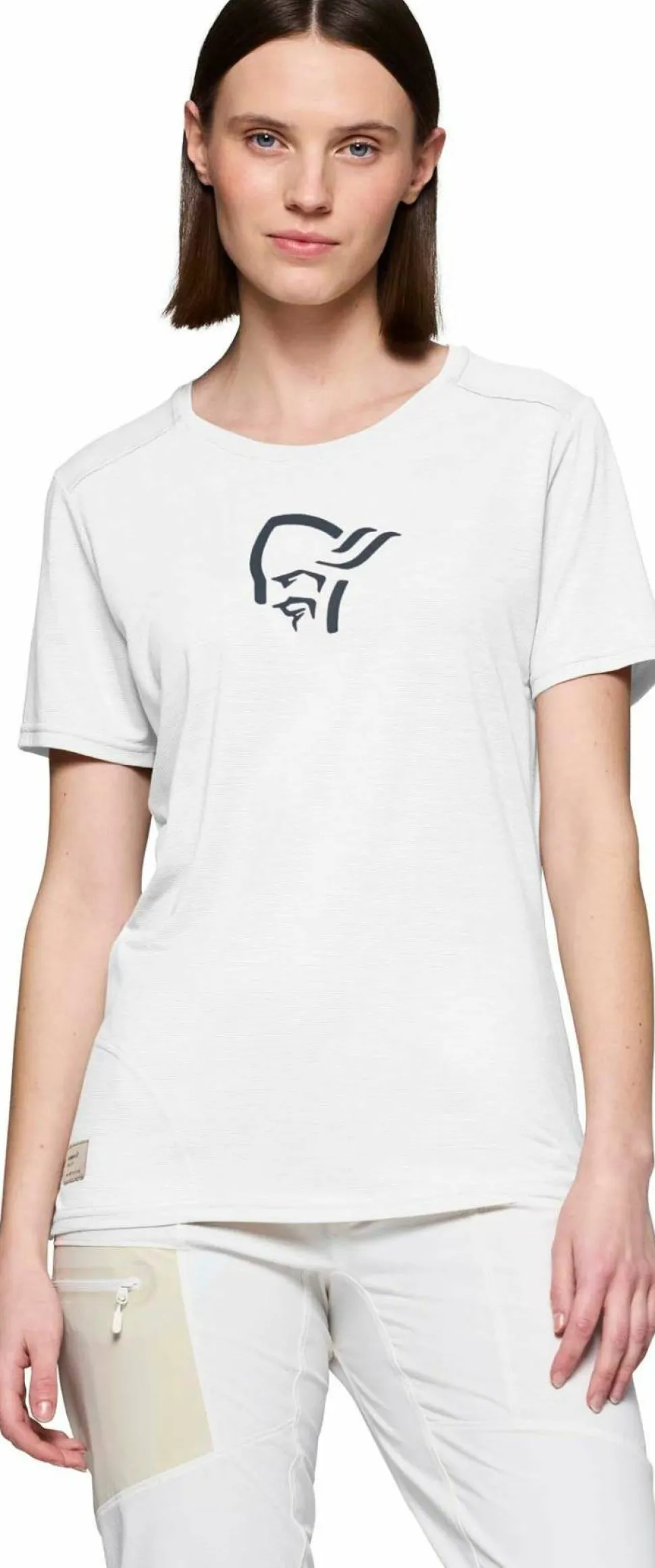 Norrøna Women's Femund Equaliser Merino T- Shirt Snow White