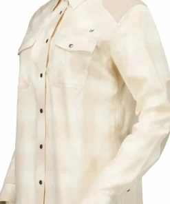 Norrøna Women's Femund Flannel Shirt Snow White New