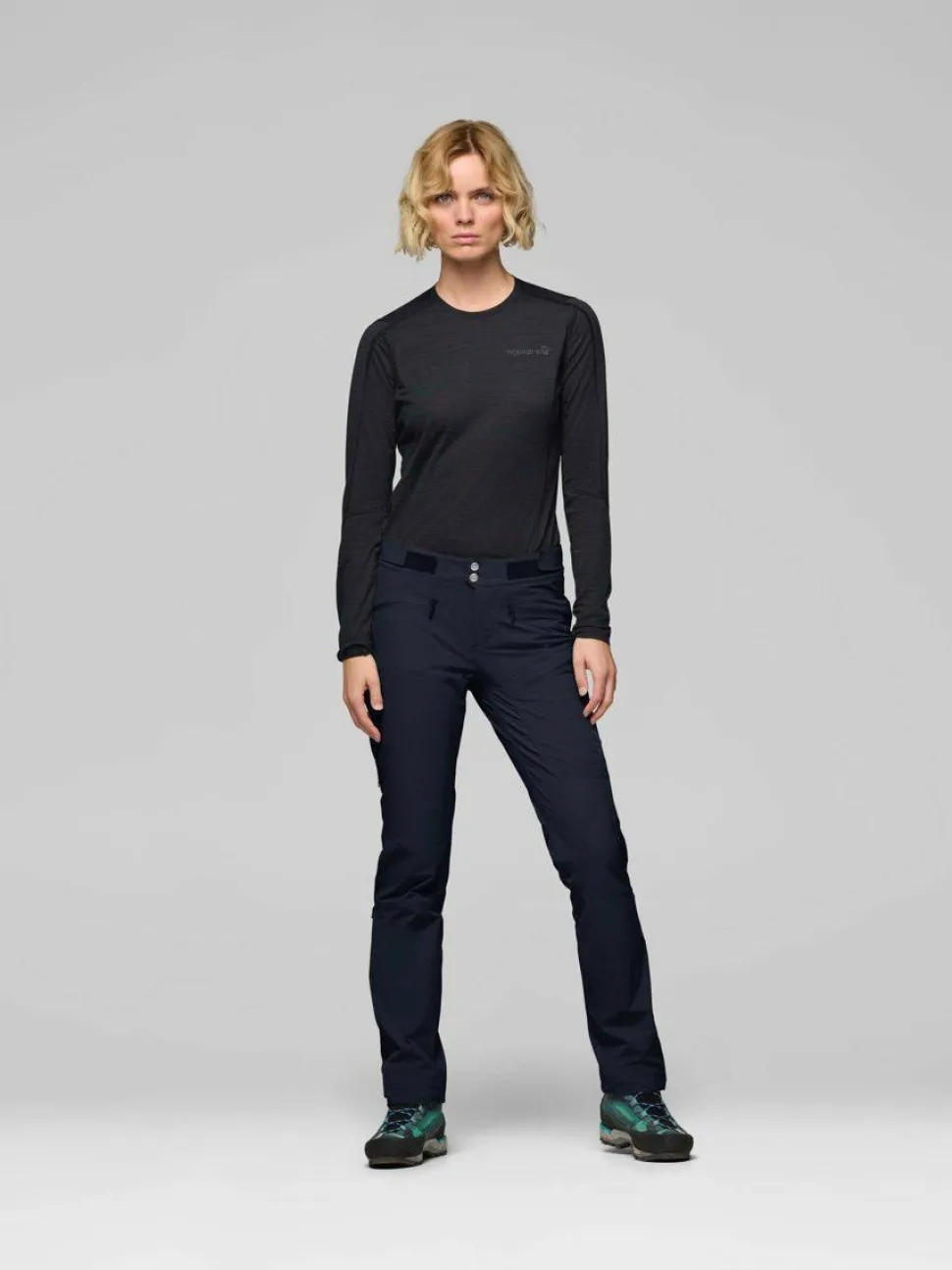 Norrøna Womens' Femund Flex1 Lightweight Pants Caviar Black