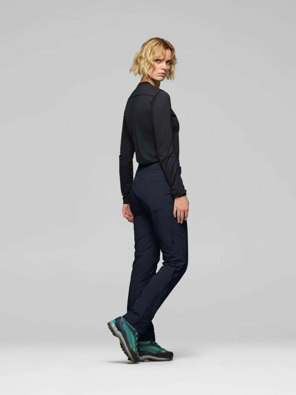 Norrøna Womens' Femund Flex1 Lightweight Pants Caviar Black