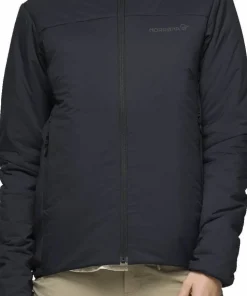 Norrøna Womens' Femund Thermo60 Zip Hood Caviar Black