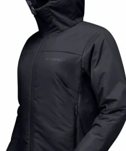 Norrøna Womens' Femund Thermo60 Zip Hood Caviar Black