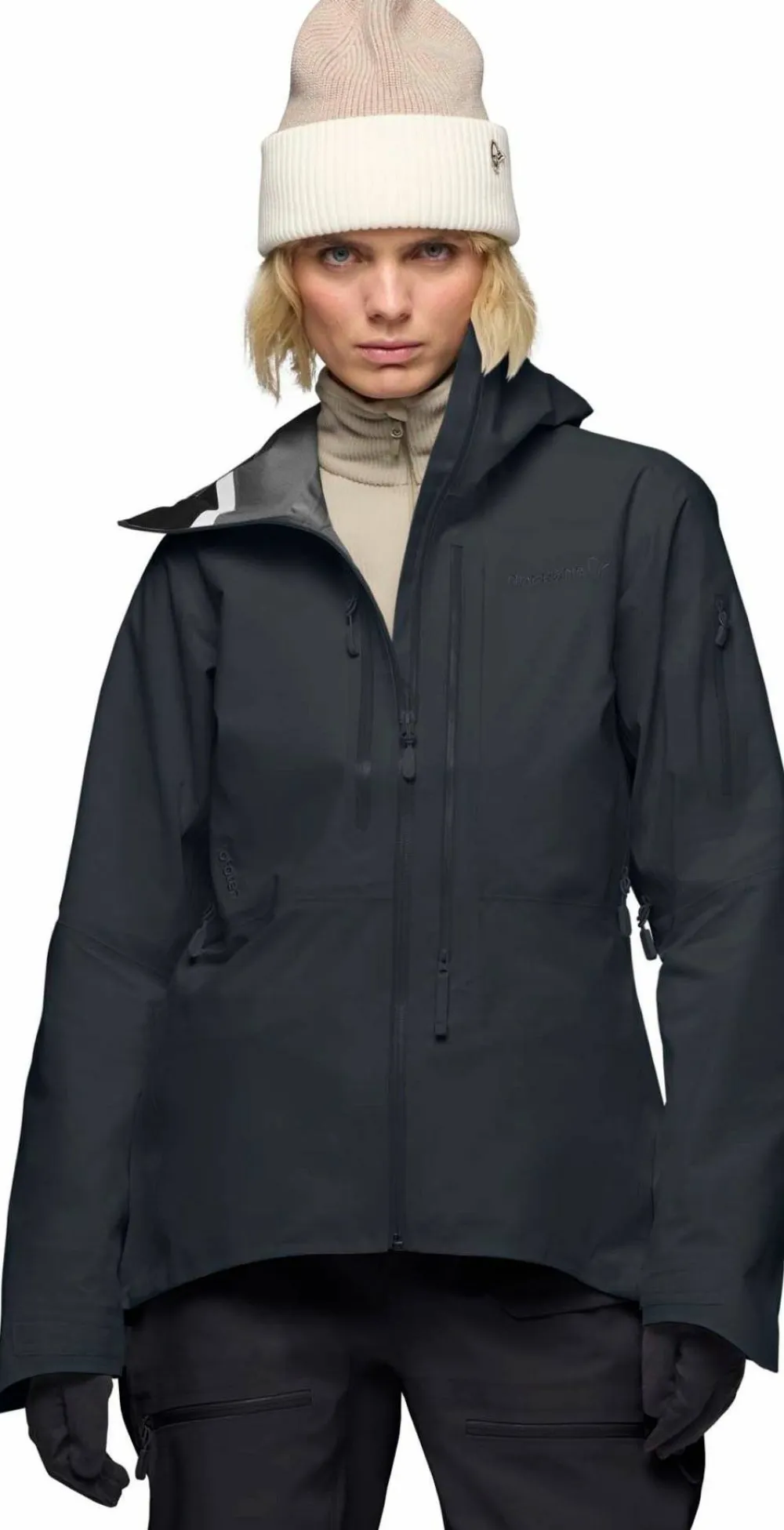 Norrøna Women's Lofoten GORE-TEX Pro Jacket Caviar Black Sale