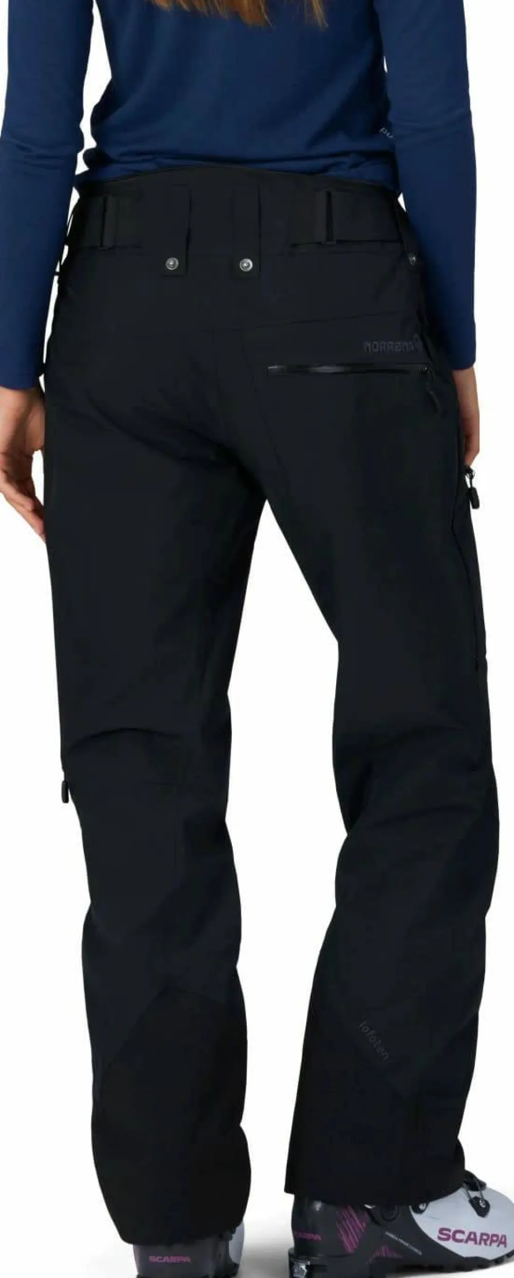 Norrøna Women's Lofoten GORE-TEX Insulated Pants Caviar Hot
