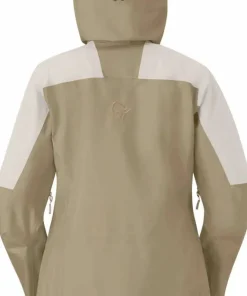 Norrøna Women's Lofoten GORE-TEX Jacket Oatmeal Hot