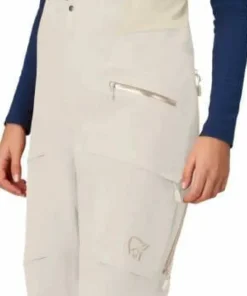 Norrøna Women's Møre GORE-TEX Salopette Oatmeal