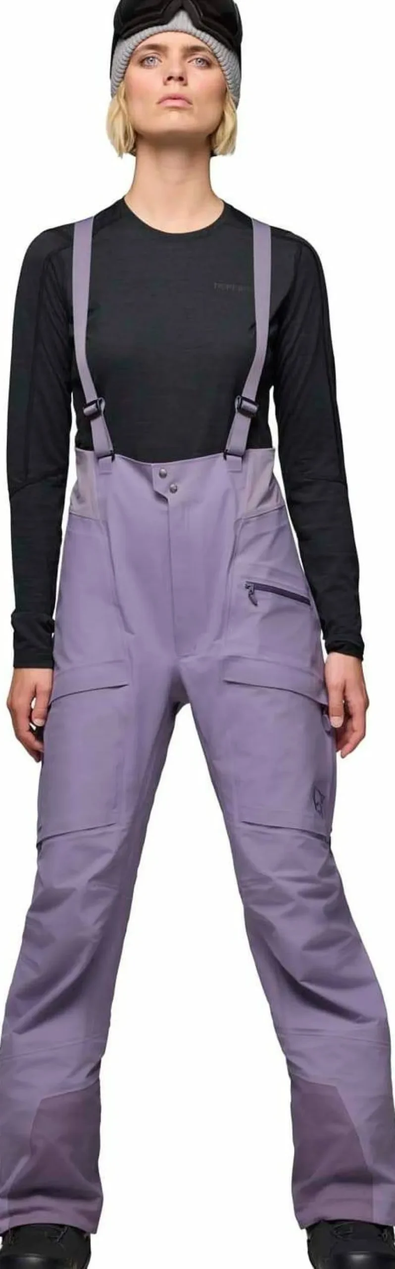 Norrøna Women's Møre GORE-TEX Salopette Purple Sage