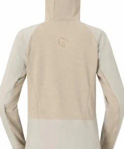 Norrøna Women's Møre Octa Zip Hood Oatmeal