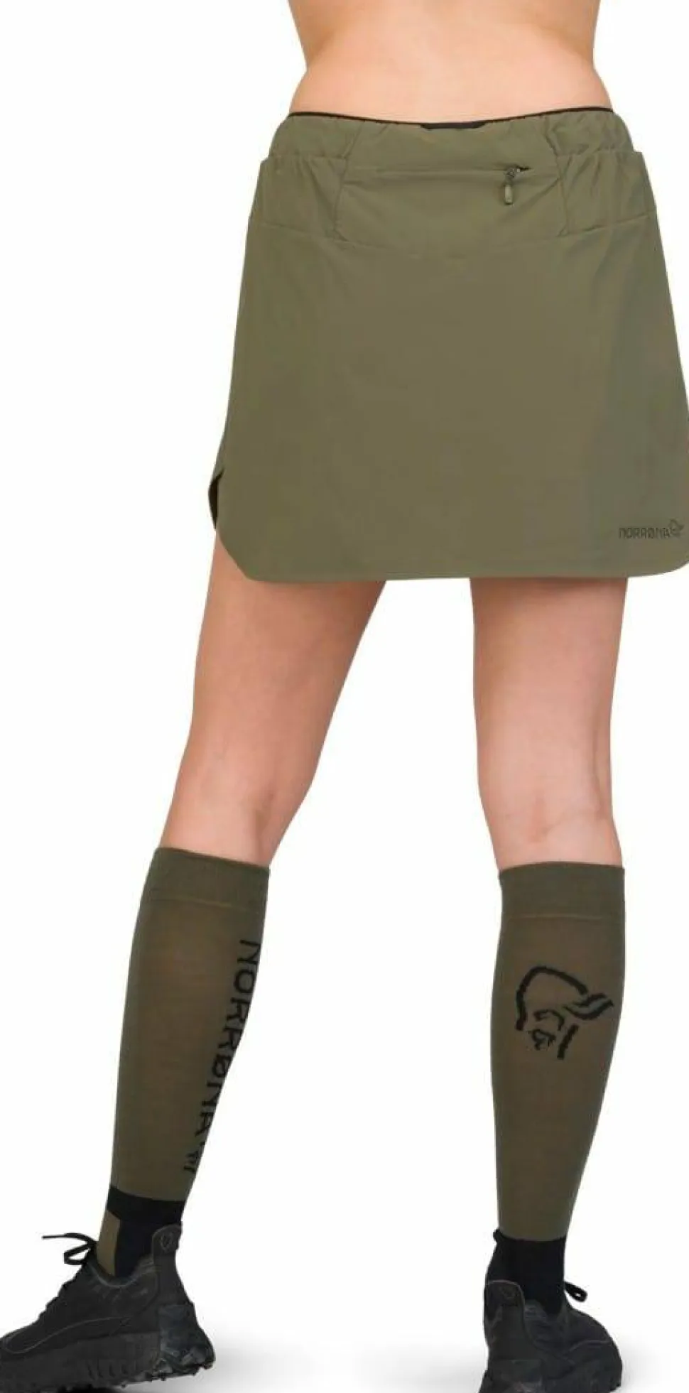 Norrøna Women's Senja Flex1 Skirt Olive Night