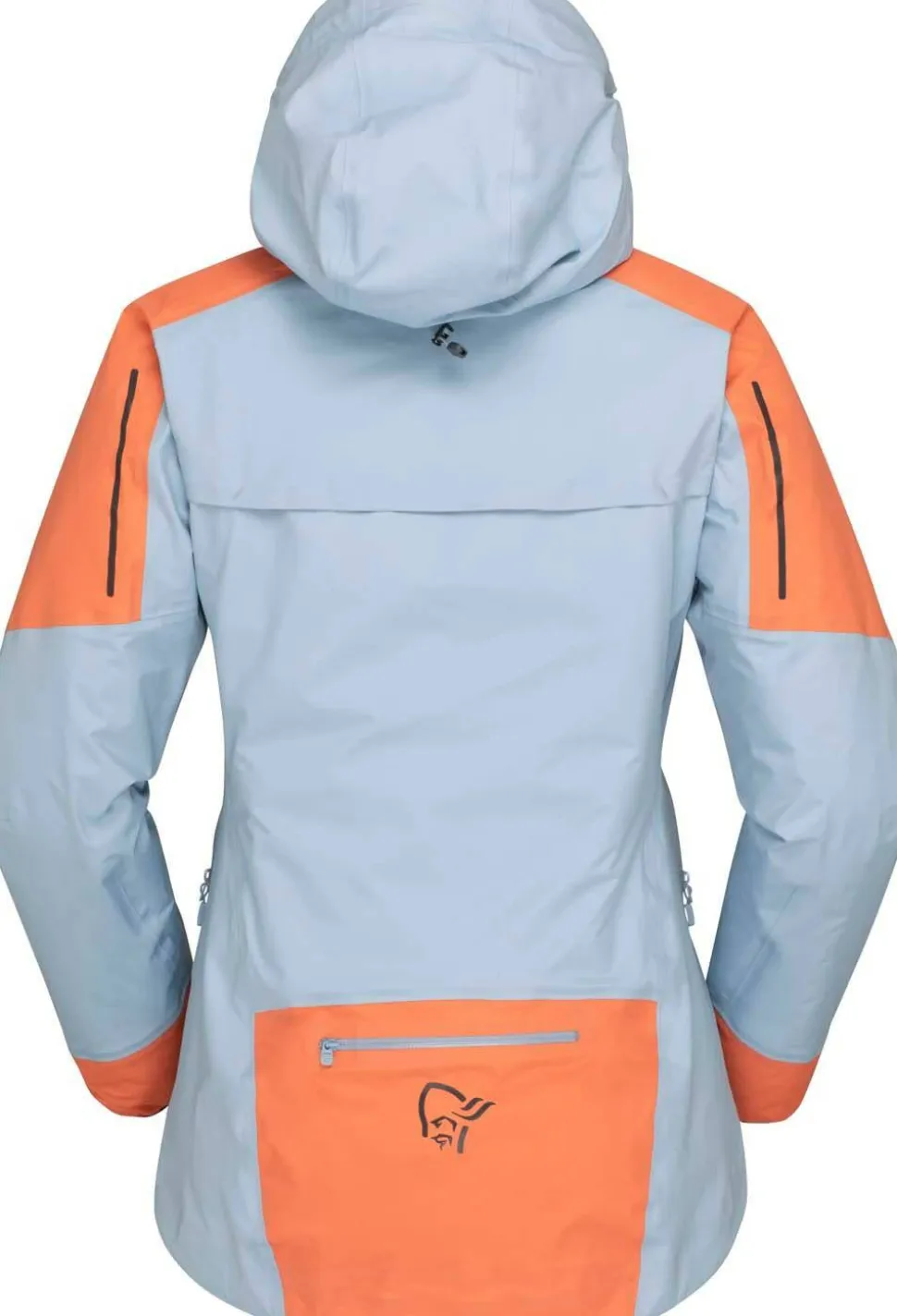 Norrøna Women's Senja GORE-TEX Active Jacket Flamingo/Blue Fog