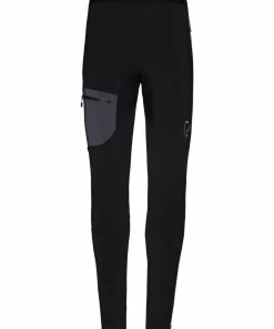 Norrøna Women's Trollveggen Warmwool2 Stretch Tights Caviar Clearance