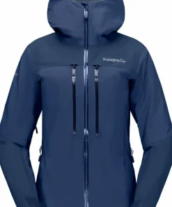 Norrøna Women's Trollveggen GORE-TEX Pro Light Jacket Indigo Night Clearance