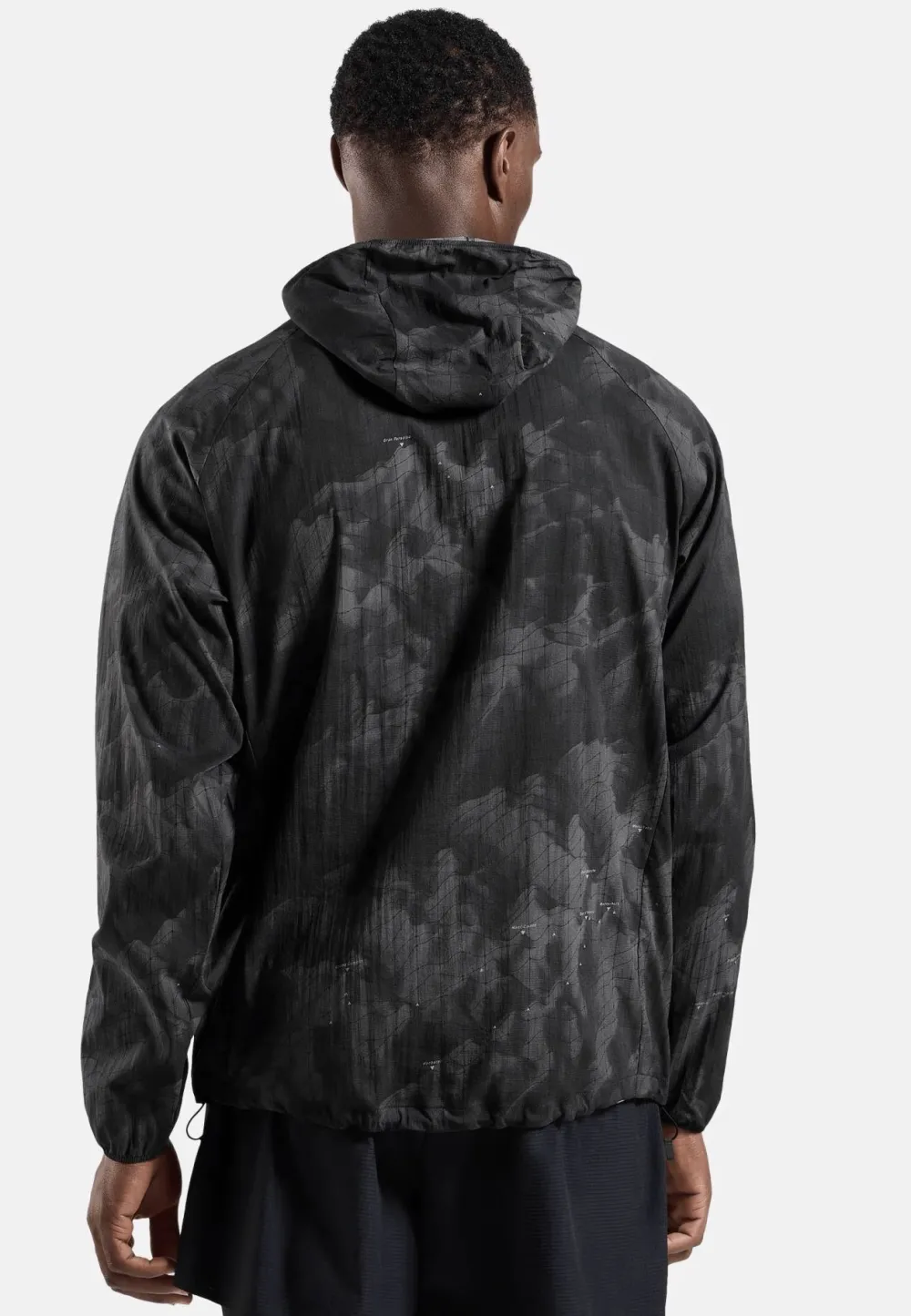 Odlo Men's Jacket Zeroweight Print Black Outlet