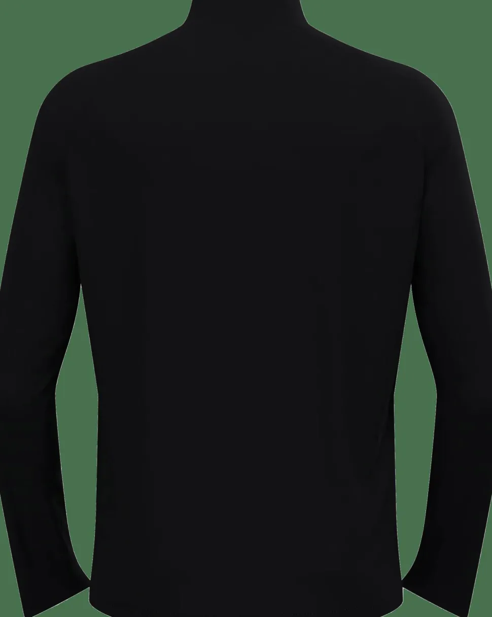 Odlo Men's Mid Layer Essential 1/2 Zip Black - Black