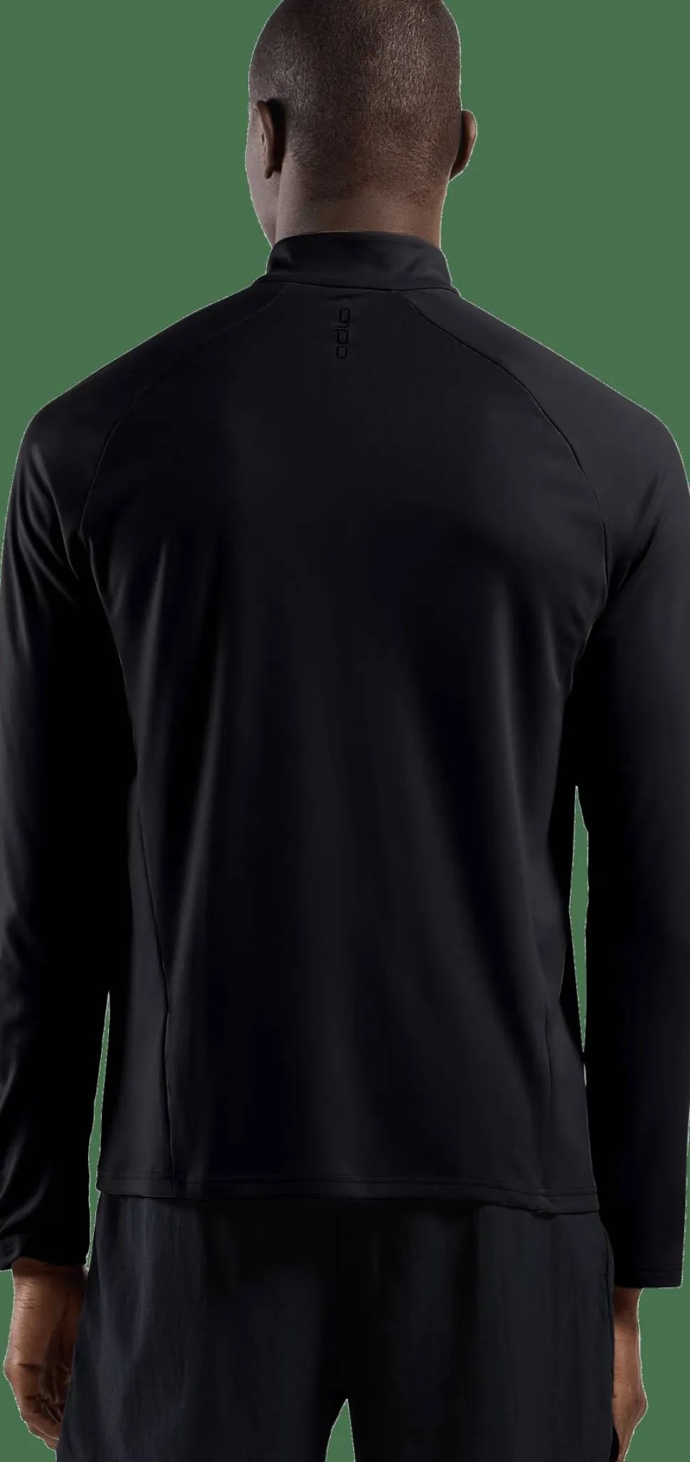 Odlo Men's Mid Layer Essential 1/2 Zip Black - Black