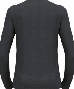 Odlo Men's Performance Wool 150 Base Layer Provincial Blue - Dark Grey Melange Sale