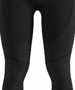 Odlo Men's Seamless Performance Wool full-length base layer bottoms Black