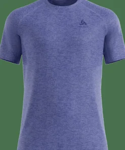 Odlo Men's T-Shirt Crew Neck S/S X-Alp Pw 115 Dazzling Blue Melange Clearance