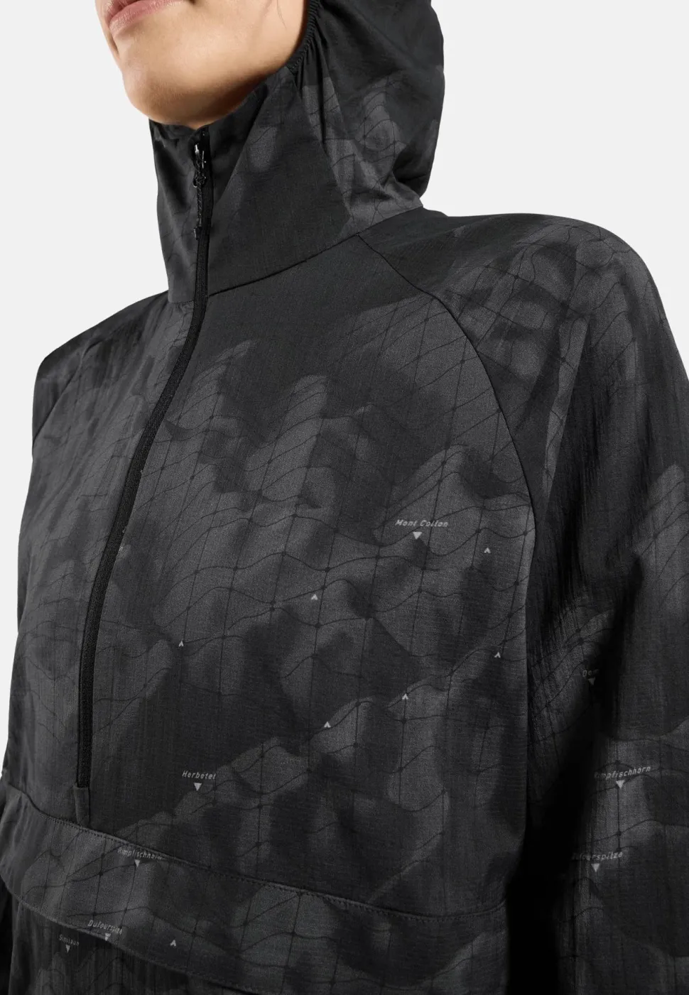 Odlo Women's Jacket Zeroweight Print Black