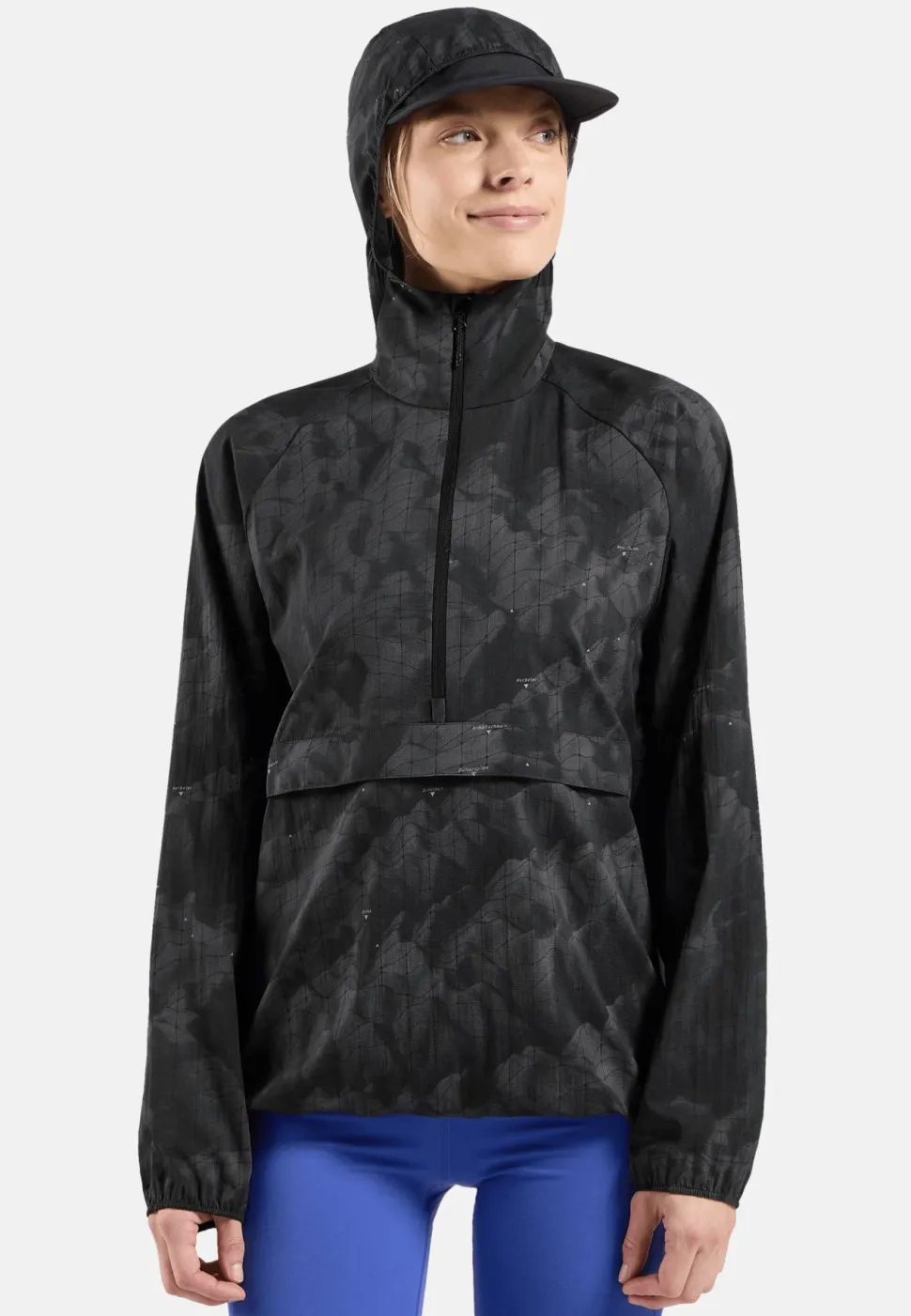 Odlo Women's Jacket Zeroweight Print Black