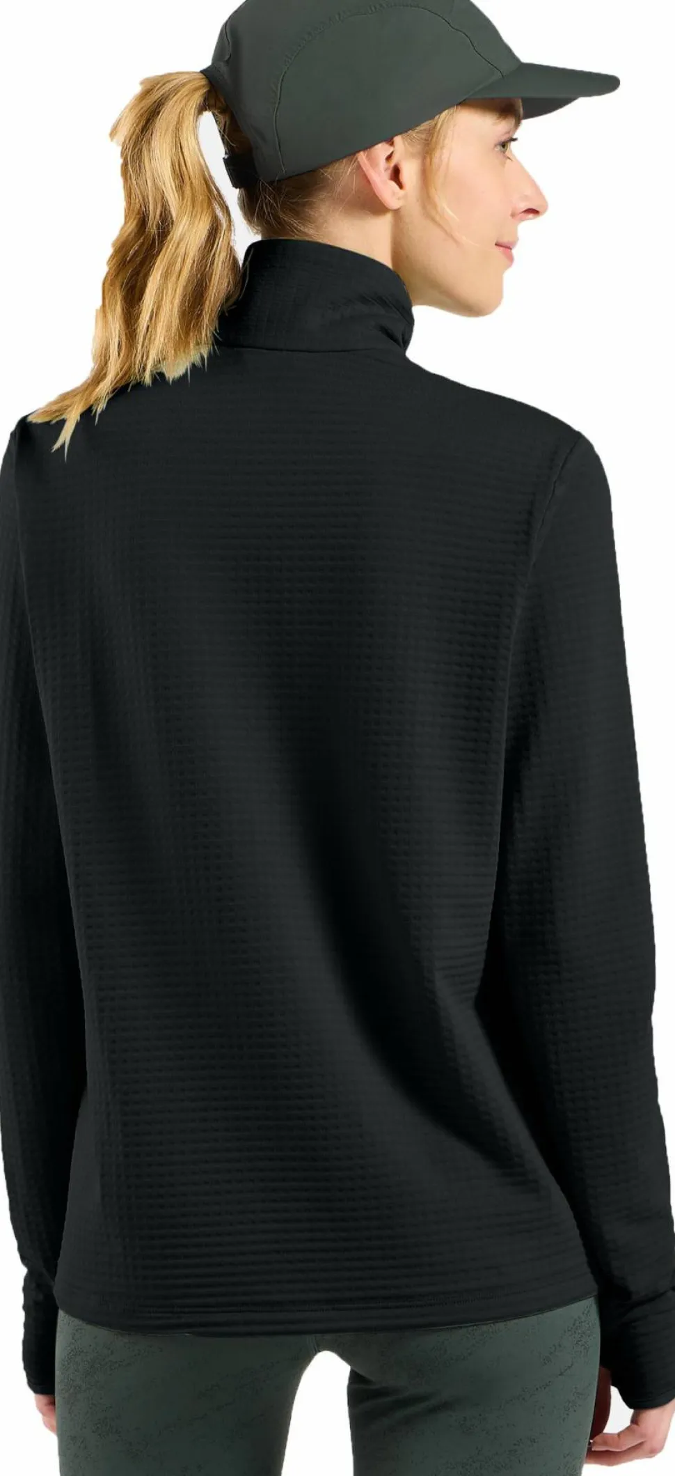 Odlo Women's Odlo Essential Thermal Mid Layer 1/2 Zip Black