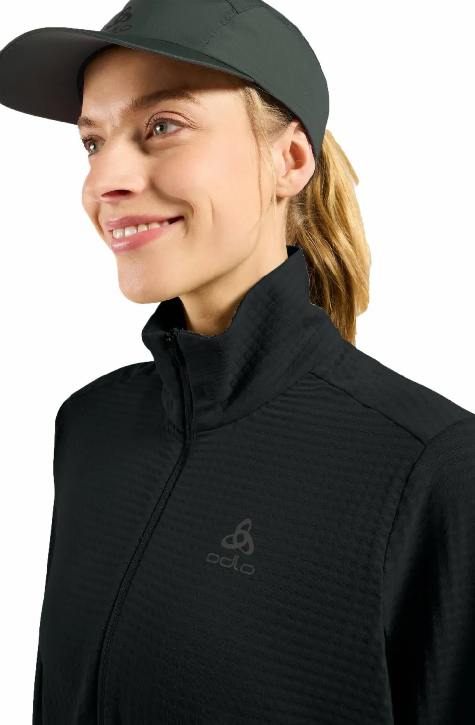 Odlo Women's Odlo Essential Thermal Mid Layer 1/2 Zip Black