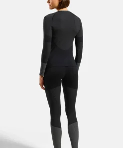 Odlo Women's Odlo Fundamentals Performance Warm Set Long Black