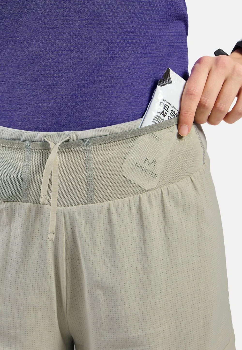 Odlo Women's X-Alp Trail 5 Inch 2-In-1 Short Agate Gray - Vetiver Sale