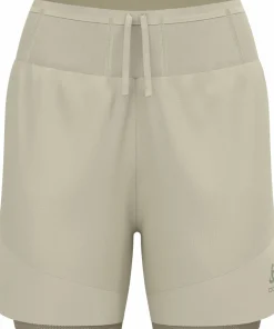 Odlo Women's X-Alp Trail 5 Inch 2-In-1 Short Agate Gray - Vetiver Sale