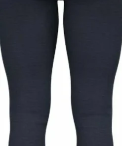Odlo Women's Performance Wool 150 Base Layer Bottom Provincial Blue - Dark Sapphire Melange