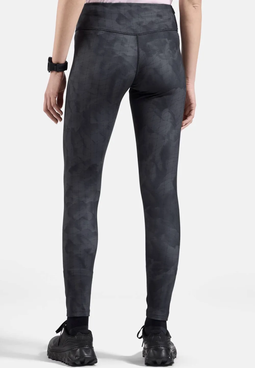 Odlo Women's Tights Zeroweight Print Black Best
