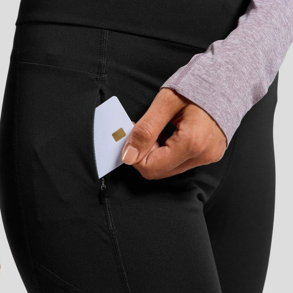 Odlo Women's Tights Zeroweight Warm Black