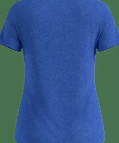Odlo Women's T-Shirt Crew Neck S/S Essential 365 Dazzling Blue Melange Discount