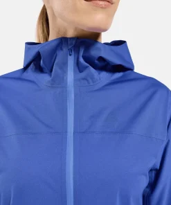 Odlo Women's Zeroweight Waterproof Jacket Dazzling Blue Sale